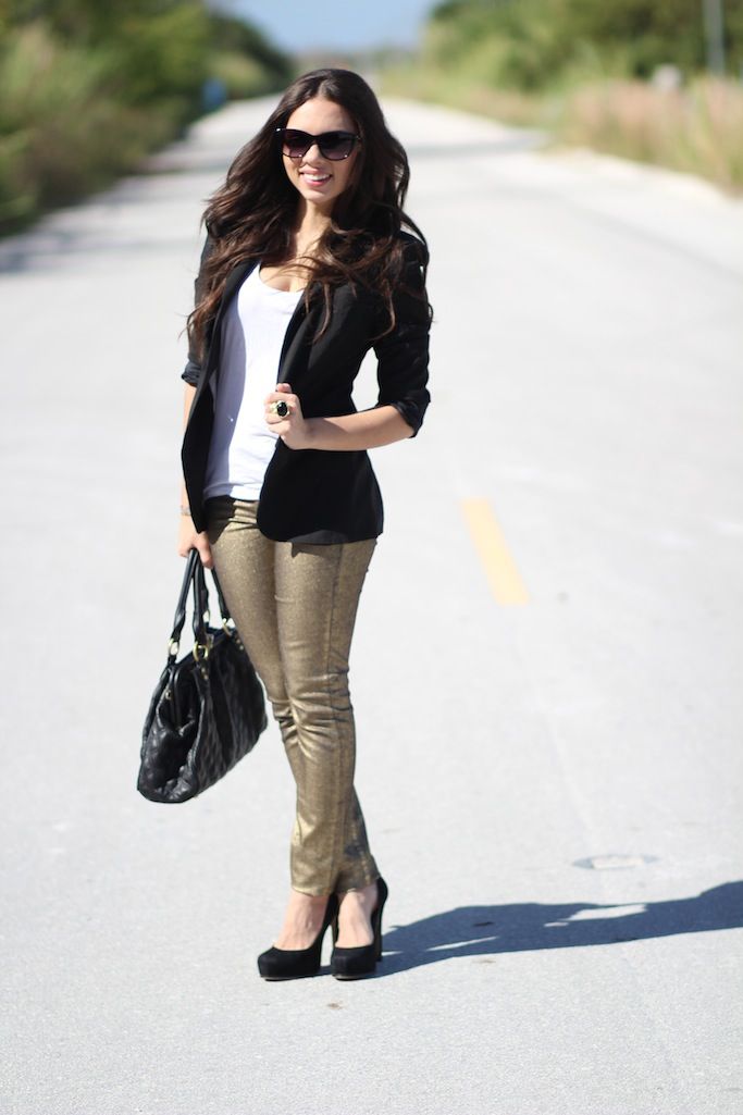 The GOLD jeans! Nany's Klozet